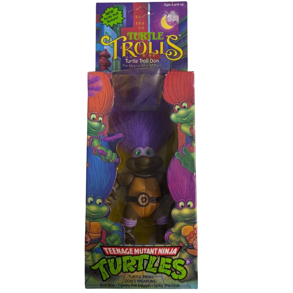 Turtle Troll Don Teenage Mutant Ninja Turtles TMNT 1992 Playmates UNPUNCHED MISB
